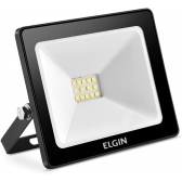 Kit 5un Refletor Led 10w Bivolt 6500k Elgin