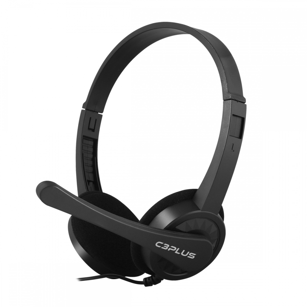 Headset com Mic C3 Tech PH-02BK Preto