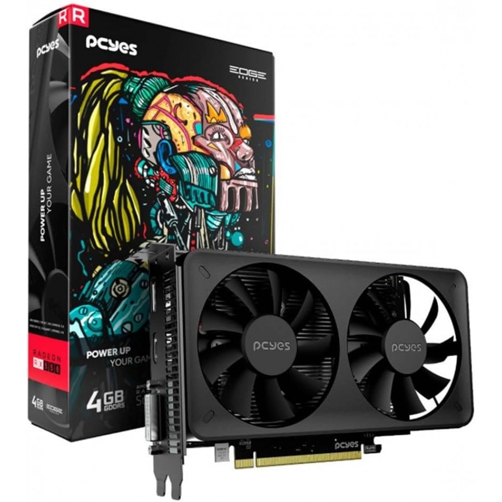 Placa de Vídeo RX550 4GB DDR5 128Bits Pcyes