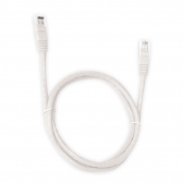 Cabo Rede Patch Cord CAT6 2,5m Pluscable ETH6U25WH Branco