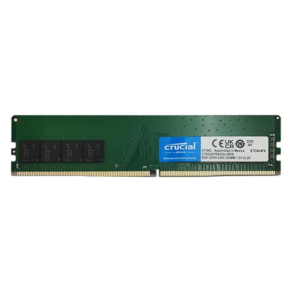 Memoria DDR4 8GB 3200Mhz Crucial para desktop