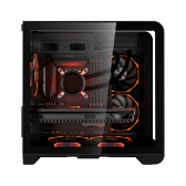 Gabinete Gamer ATX Kmex CG48KI AQUARIO CYBERPUNK PRETO DISPLAY DIGITAL